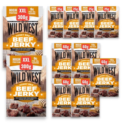 Wild west beef jerky - west, set