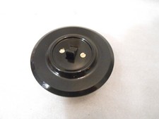 Ori Bakelit Wechselschalter Kipp Licht Schalter Unterputz schwarz rund Steckdose