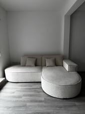 Ecksofa mit Schlaffunktion und Bettkasten PIERO S Sofa L-Form Eckcouch boucle