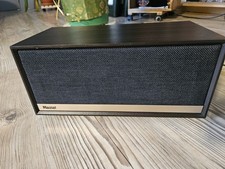 Magnat Prime Classic Holz Braun/Gold Aktiver Bluetooth Stereo Speaker  Wie Neu