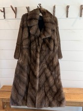 Russian Sable Fur Coat Real