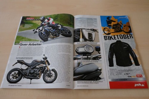 Motorrad 2012 triumph speed - 22/2012,
