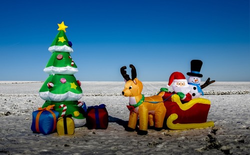 Weihnachtsmann schneemann - weihnachtsmann,,