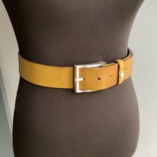 Damen Gürtel OTTO SCHUMACHER 75cm Gr. S Hellgrün Echtes Leder Original Verfärbt