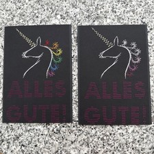 2 Geburtstagskarten /