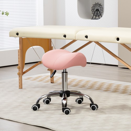 Homcom leder sattelhocker - leder,