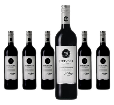 Beringer classic cabernet - 6, x