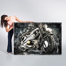 Leinwand Bild Motorrad