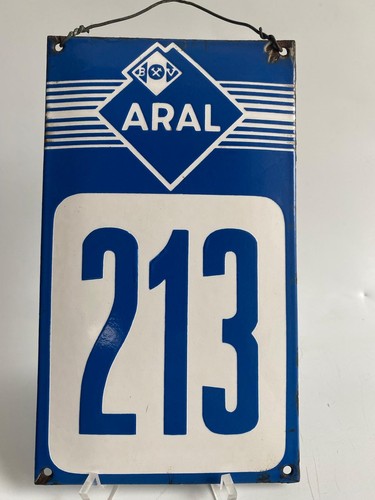 Schönes emailleschild aral - emailleschild,