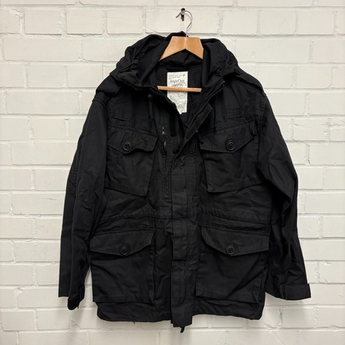 Ripstop black field jacket - ripstop,