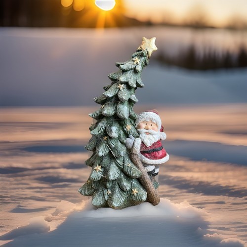 Weihnachtsmann tannenbaum led - tannenbaum,