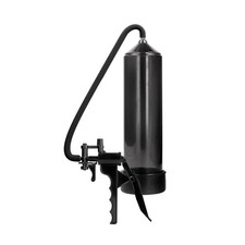 schwarze Elite Penis Pumpe mit