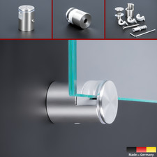 Glasplattenhalter Edelstahl Spiegelhalter Spiegelbefestigung Spiegelhalterung