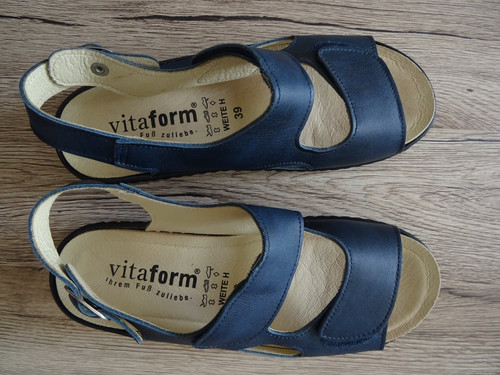 Vitaform sandalen leder - sandalen, gr.39
