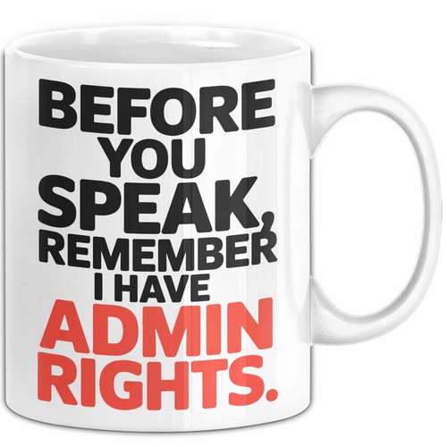 Admin tasse geschenk - it, before