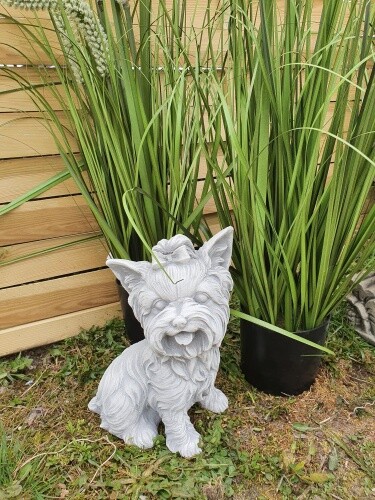 Gartenfigur hündchen - gartenfigur,