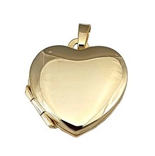 Medaillon Herz in echt Gold