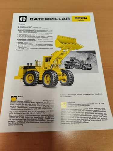 Caterpillar 992c radlader - caterpillar,