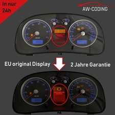 VW Golf 4 T4 T5 Passat MFA FIS Pixelfehler Tacho Reparatur Kombiinstrument