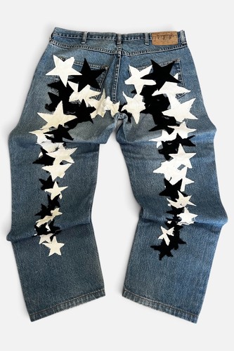 Vintage patchwork jeans evisu - patchwork,
