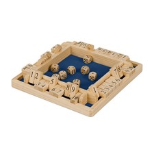 Shut the box spiel Klappbrettspiel Holz Würfelspiel 390 g Shut The Box 10 Würfel