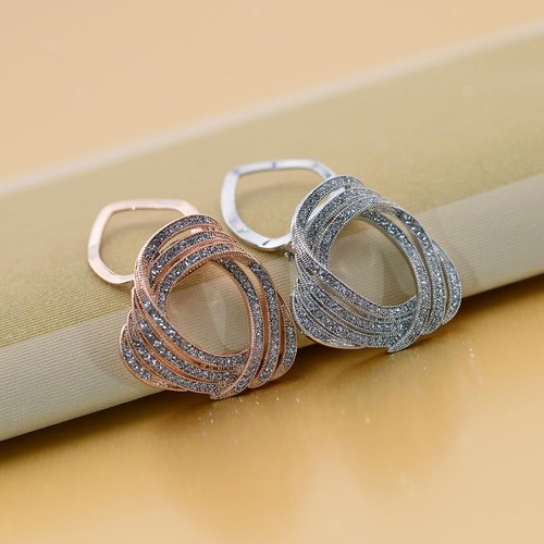 Damen strass schalclips - ,