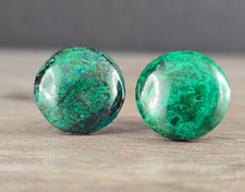 Ohrringe Silber 925 Malachit