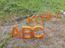 BUCHSTABEN Metall Deko DIY