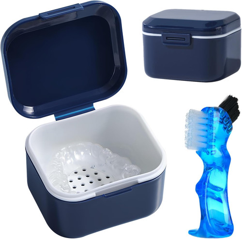 Zahnprothesen box mit - box,