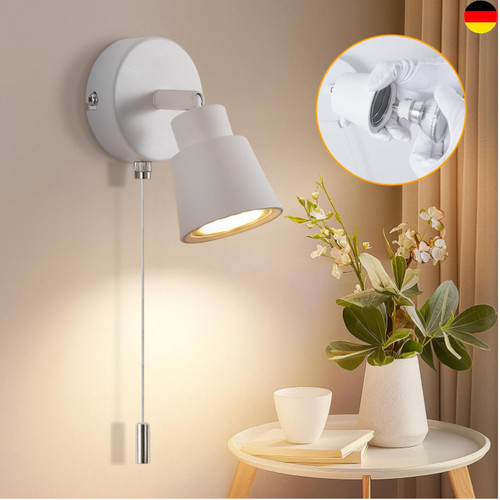 Wandlampe mit zugschalter - wandlampe,