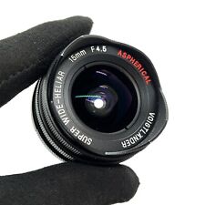 Voigtländer Super Wide Heliar 4,5/15mm ASPHERICAL M39 Leica Objektiv Schwarz