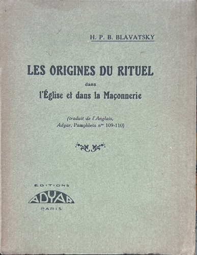 Blavatsky les origines - blavatsky,