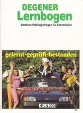 Original DEGENER Lernbogen