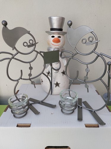 Deko schneemann gruppe - gruppe, 3-