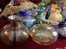 Murano Glas Flakon Parfum Vasen Sammlung 15 Flakons!