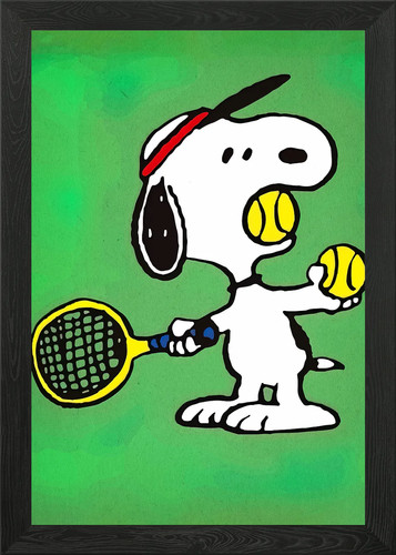 Snoopy spielt tennis cartoon - snoopy,