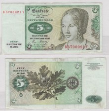 T119639 Banknote 5 DM Deutsche