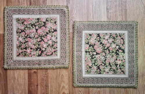 Brokat deckchen vintage gold - vintage,