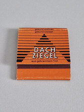 Streichholzheftchen, Bundesverband, Deutsche Ziegelindustrie e. V, Bonn