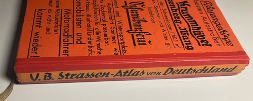 1936 strassen atlas von - 1936, v.b.
