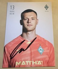 Karl Hein Original Signierte Autogrammkarte Werder Bremen Autogramm 25/26 #26