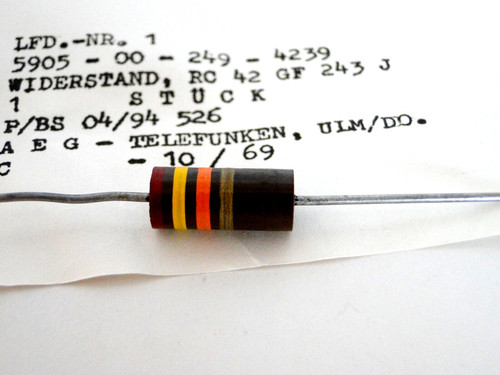 Vintage widerstand v - vintage,