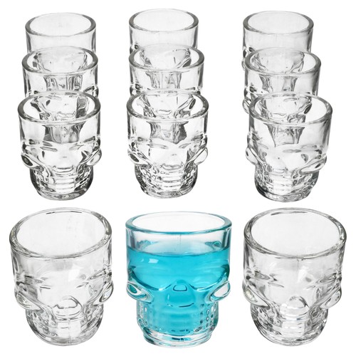 12x totenkopf schnapsgläser - 12x,