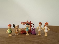 Original Polly Pocket „The Flintstones“ Mini-Figuren-Set H-B Prod 1994 – Vintage