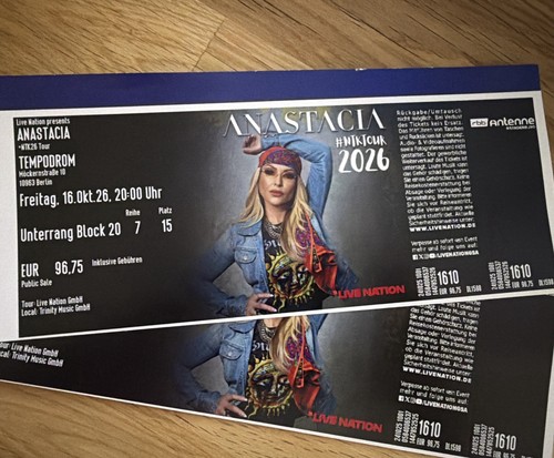 Anastacia konzert berlin - anastacia,