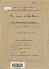 Beihefte zum Geologischen Jahrbuch. Heft 37. Zur Geologie des Emslandes. Heinz, 