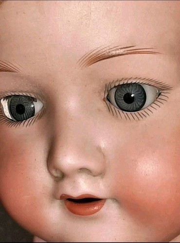 Alte puppe porzellankopfpuppe - puppe,