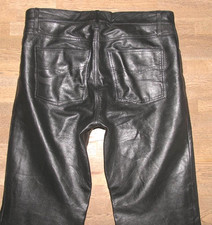 WOW! Herren- LEDERJEANS /