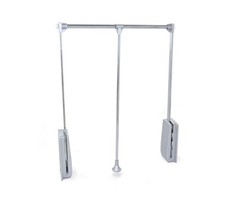 Verstellbarer Hängeschrank Schienenlift silber 12kg max. Ladung Emuca