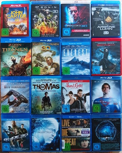 Blu ray sammlung 2d - sammlung,